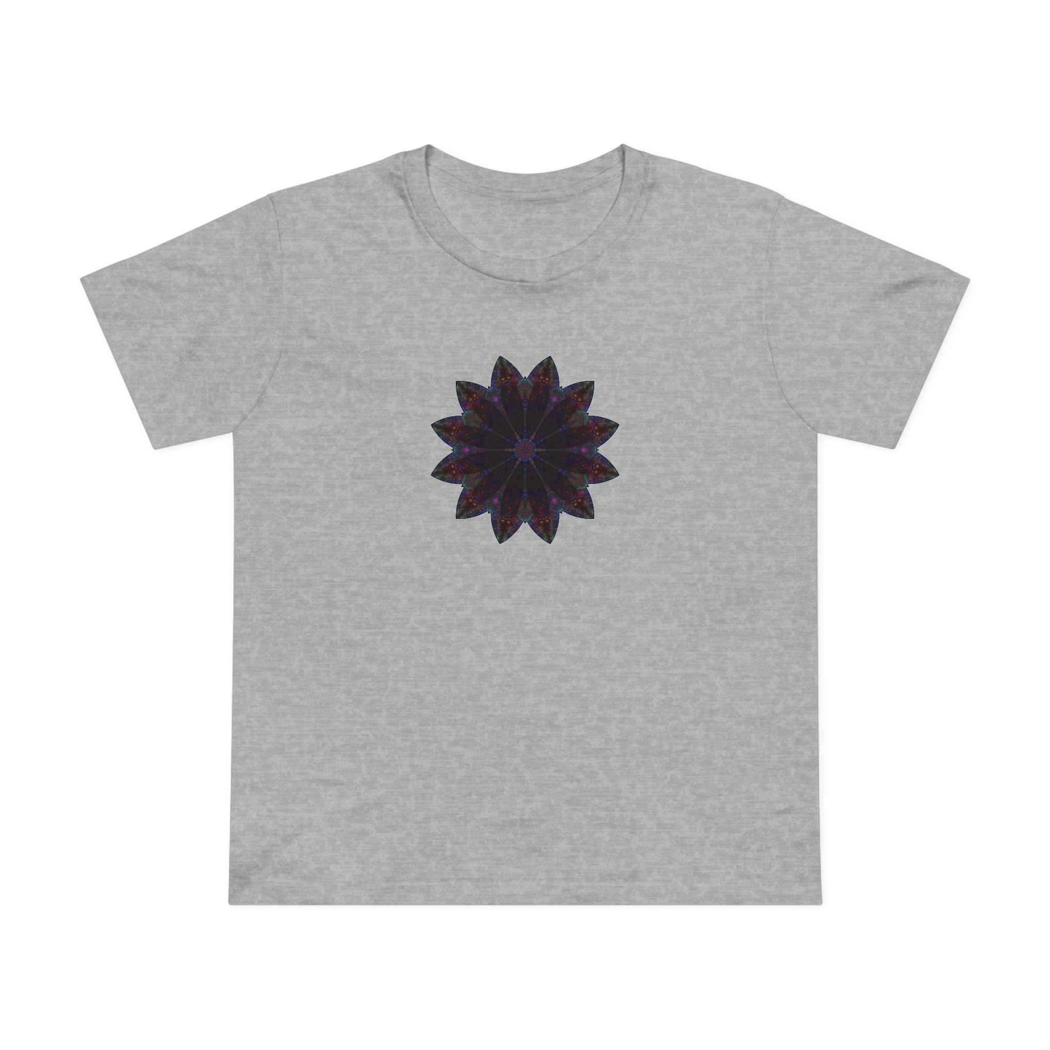Women’s Maple Tee - Love Light Mandalas No.25