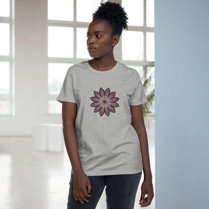 Women’s Maple Tee - Love Light Mandalas No.9