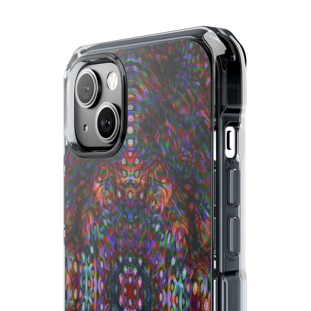 iPhone 14 Magnetic Clear Impact Case - DMT Scribe Tiles No.1