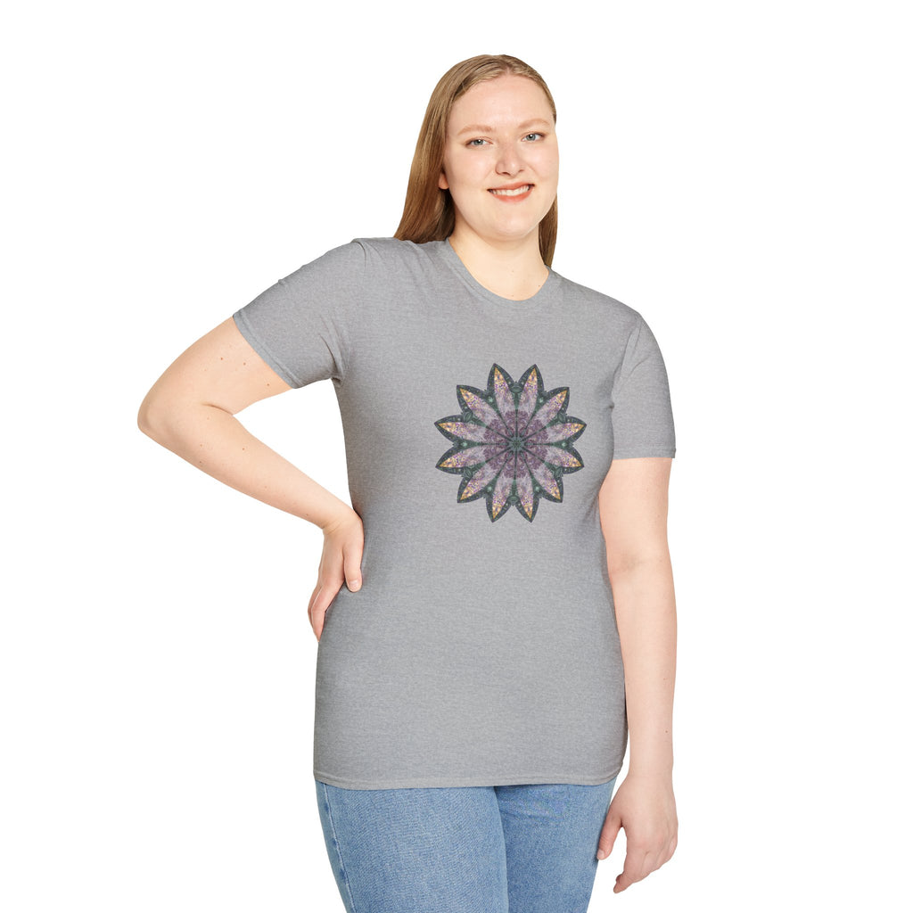 Unisex Softstyle T-Shirt - Love Light Mandalas No.21