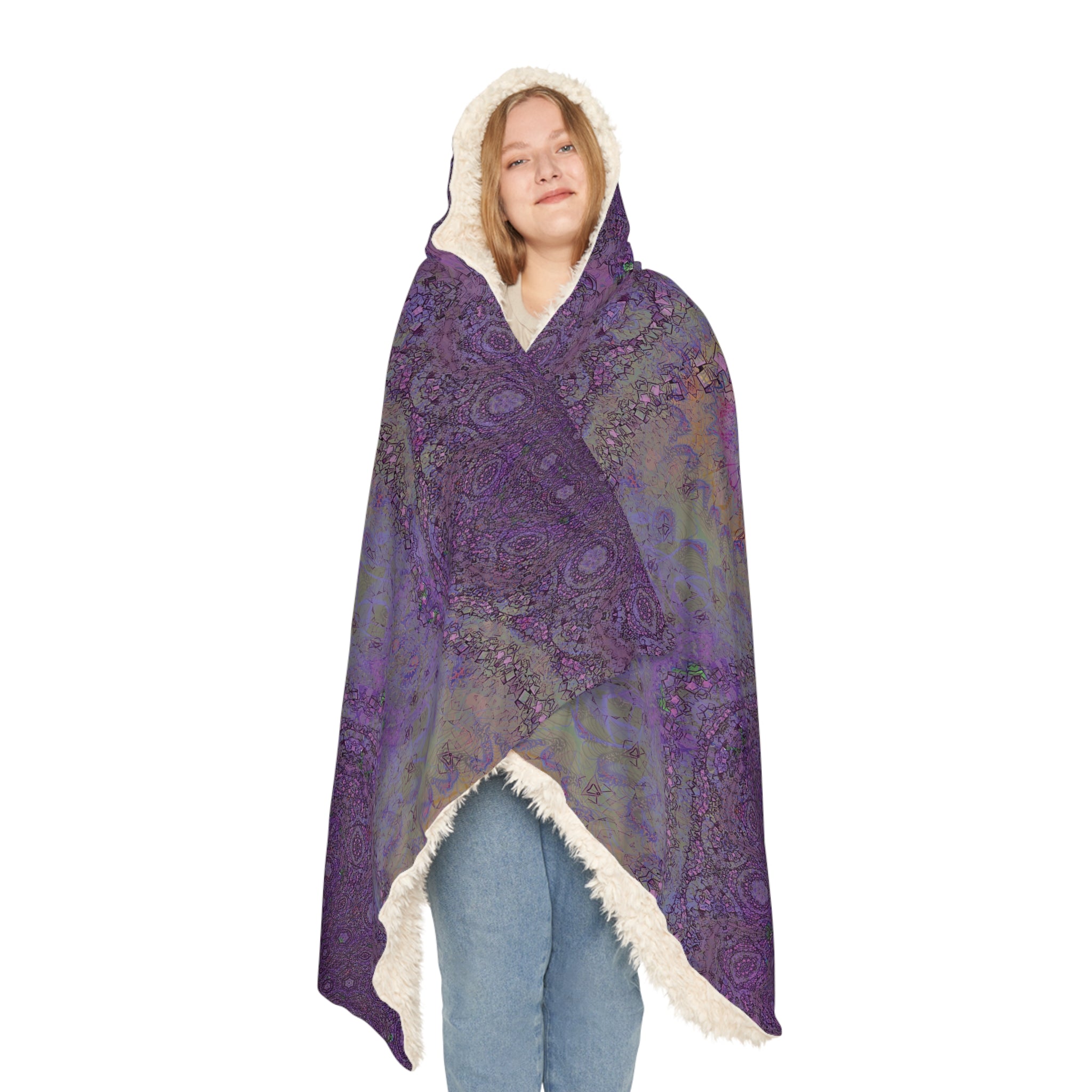 Snuggle Blanket - Love Light Fractals No.13