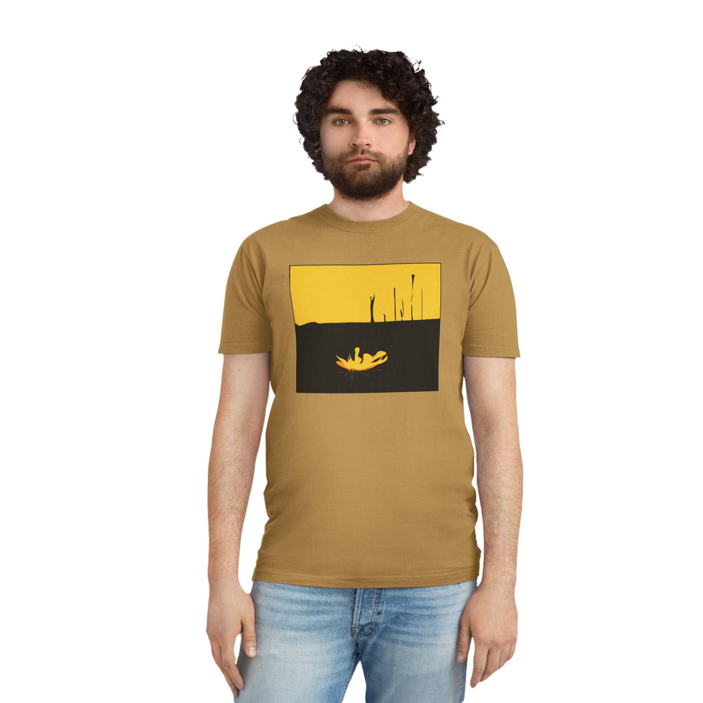 Unisex Faded Shirt -The Traveller Series (Fire)
