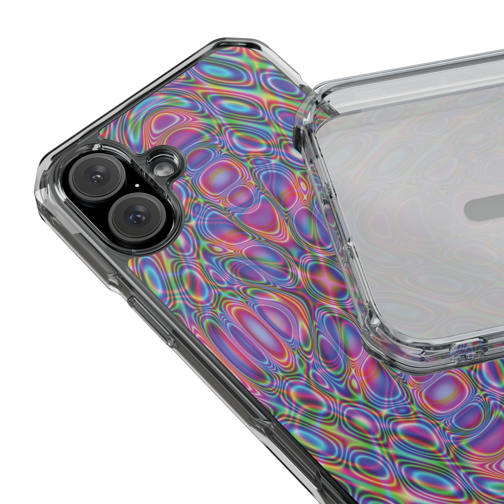 iPhone 16 Magnetic Clear Impact Case - DMT Seer No.1