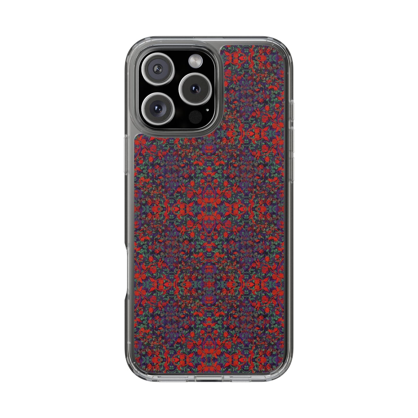 iPhone 16 Clear Case – Hidden Weave Series No.25