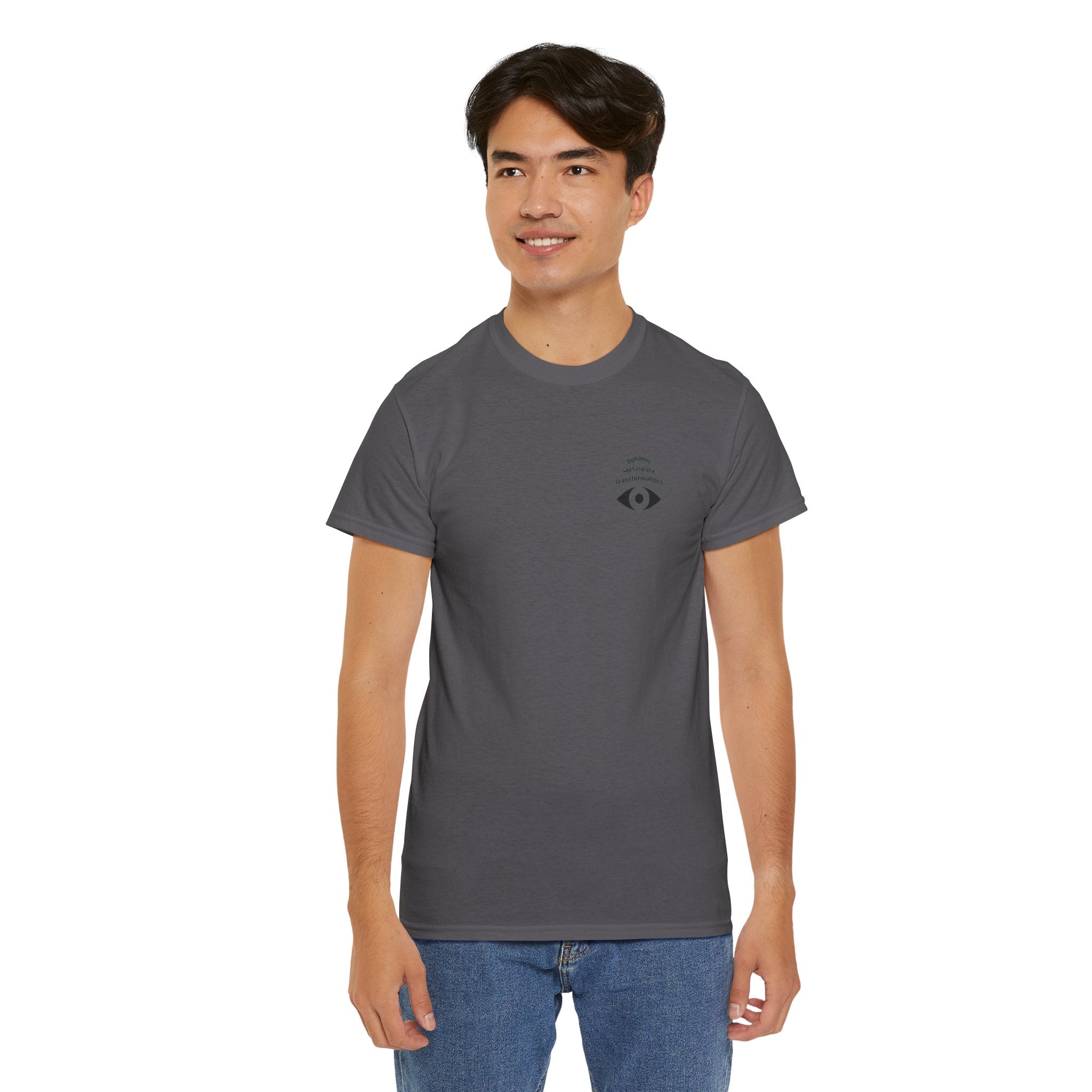 Unisex Heavy Cotton Tee (Back) - DMT Seer No.10