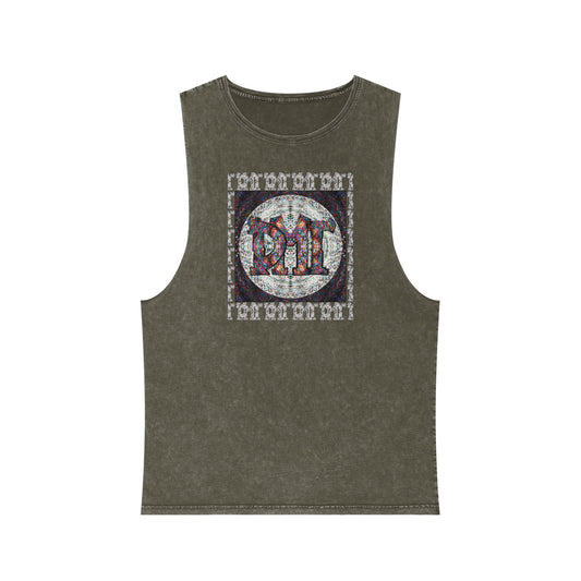 Unisex Stonewash Tank Top - DMT Scribe No.1