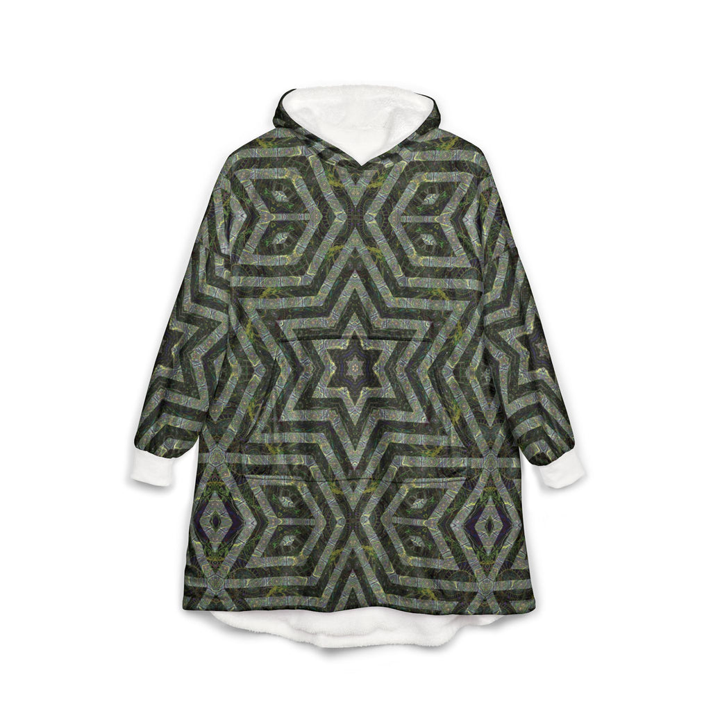 Unisex Hooded Blanket - P5 Kaleidoscopic No. 9