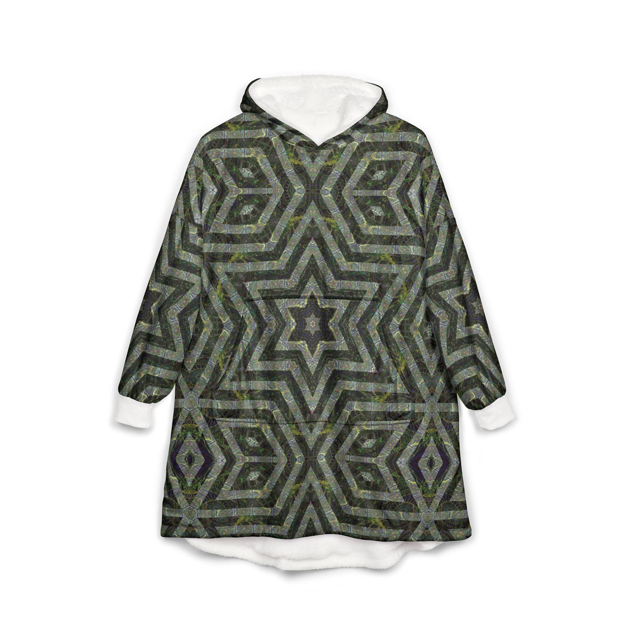 Unisex Hooded Blanket - P5 Kaleidoscopic No. 9