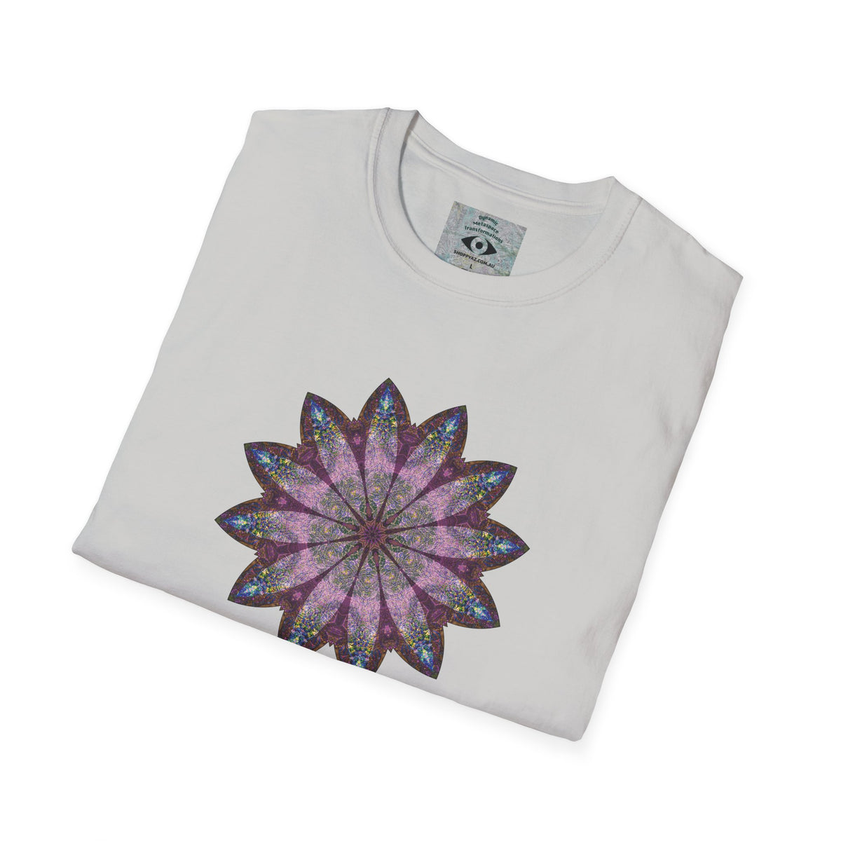Unisex Softstyle T-Shirt - Love Light Mandalas No.19