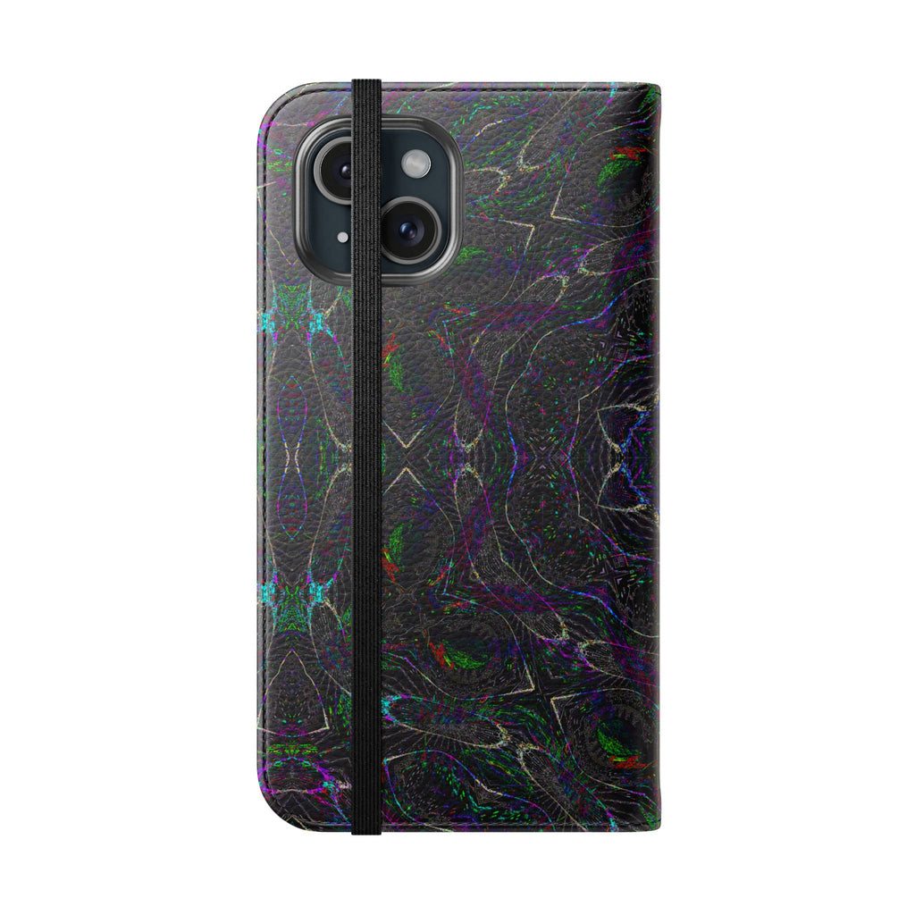 iPhone 15 Flip Case - P5 Kaleidoscopic No.32