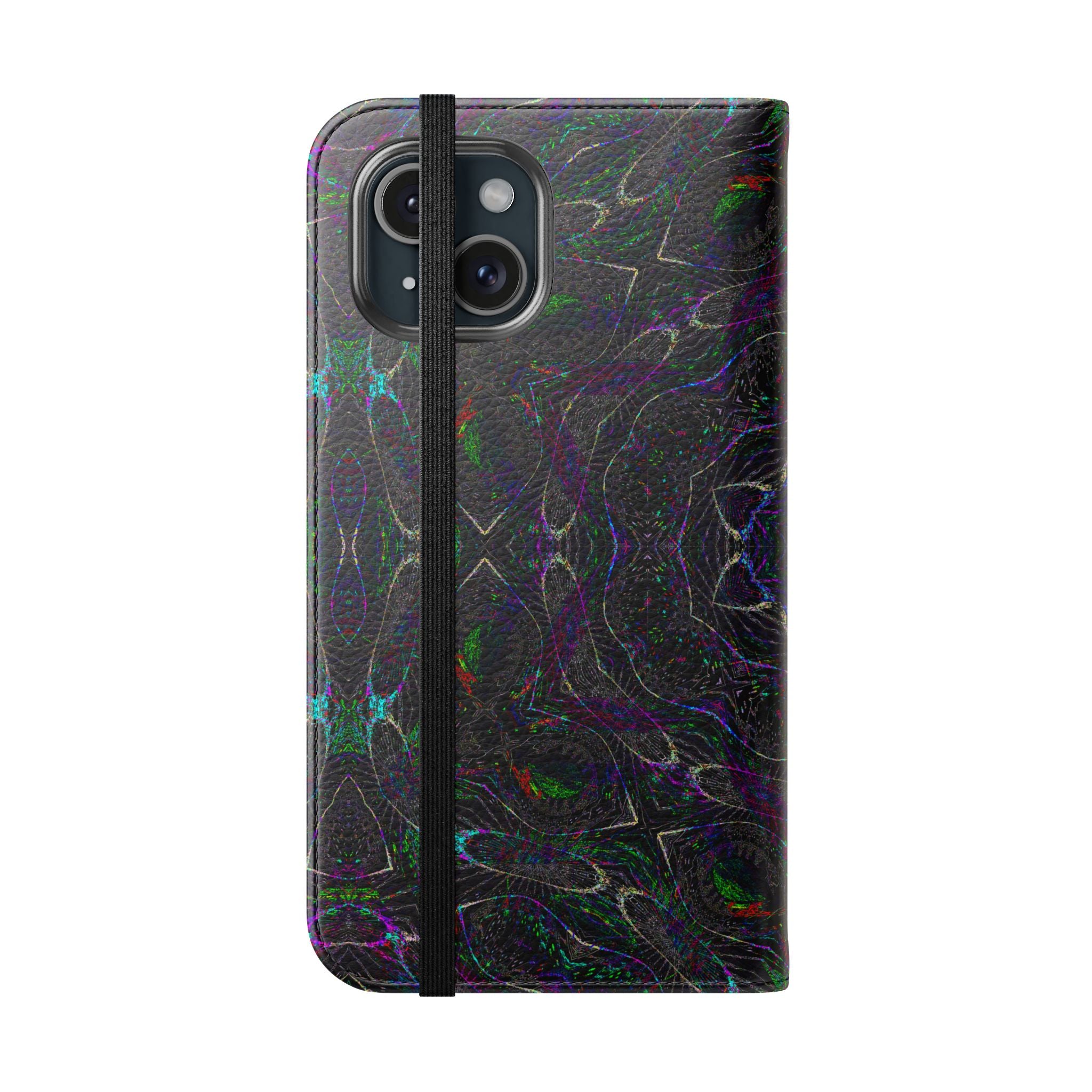iPhone 15 Flip Case - P5 Kaleidoscopic No.32