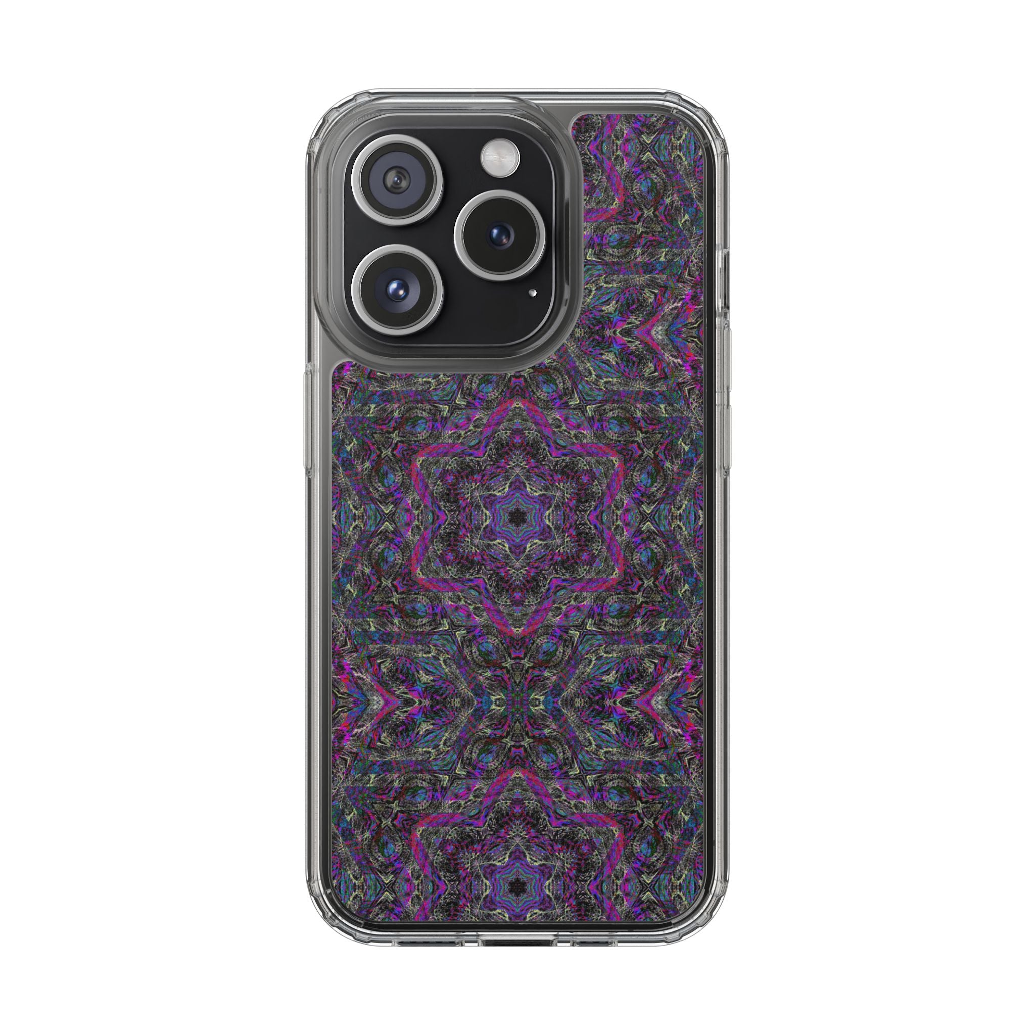 iPhone 15 Clear Case – P5 Kaleidoscopic No.33