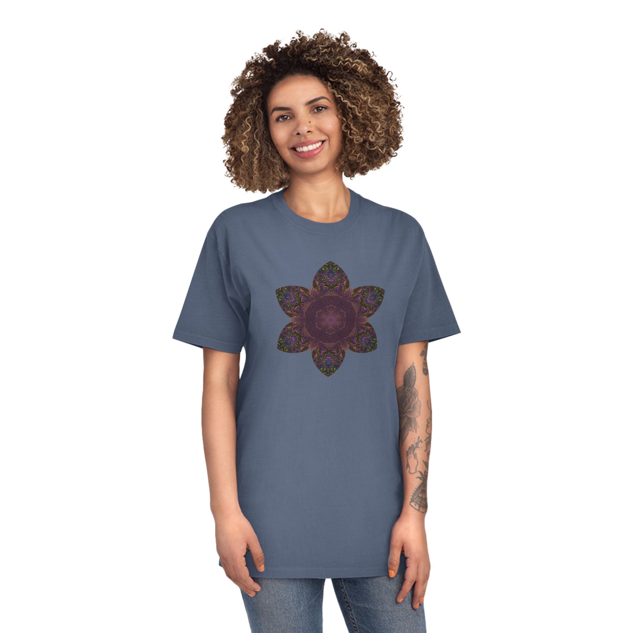 Unisex Faded Shirt - Love Light Mandalas No.3