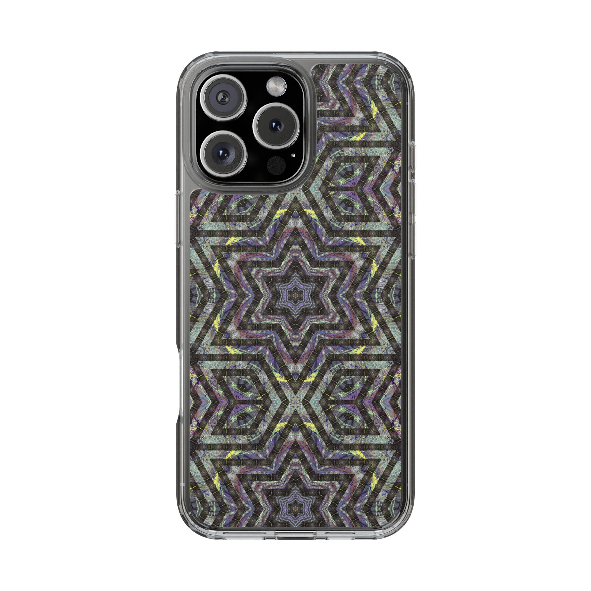 iPhone 16 Clear Case – P5 Kaleidoscopic No.1
