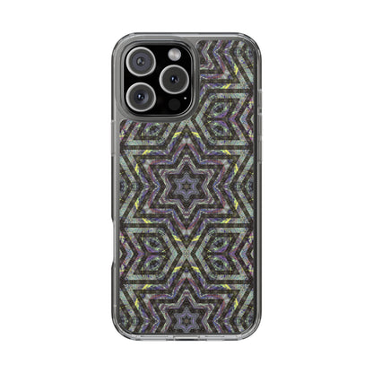 iPhone 16 Clear Case – P5 Kaleidoscopic No.1