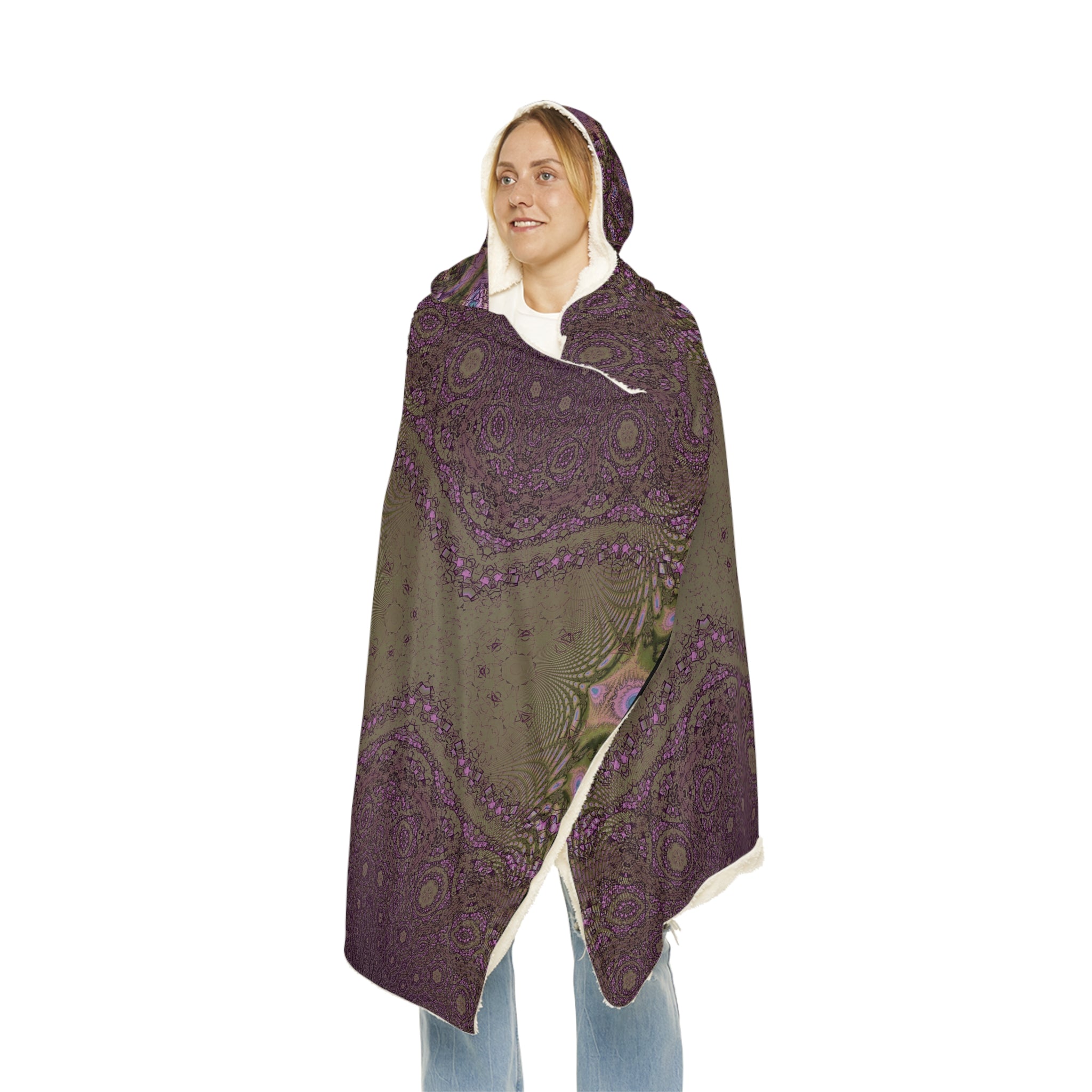 Snuggle Blanket - Love Light Fractals No.11