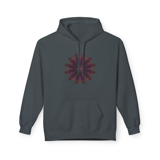Unisex Midweight Softstyle Fleece Hoodie - Love Light Mandalas No.15