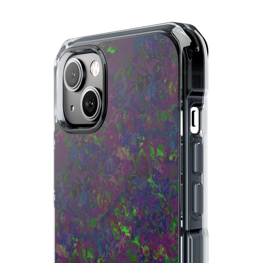 iPhone 14 Magnetic Clear Impact Case - Hidden Weave Series V3 No.23