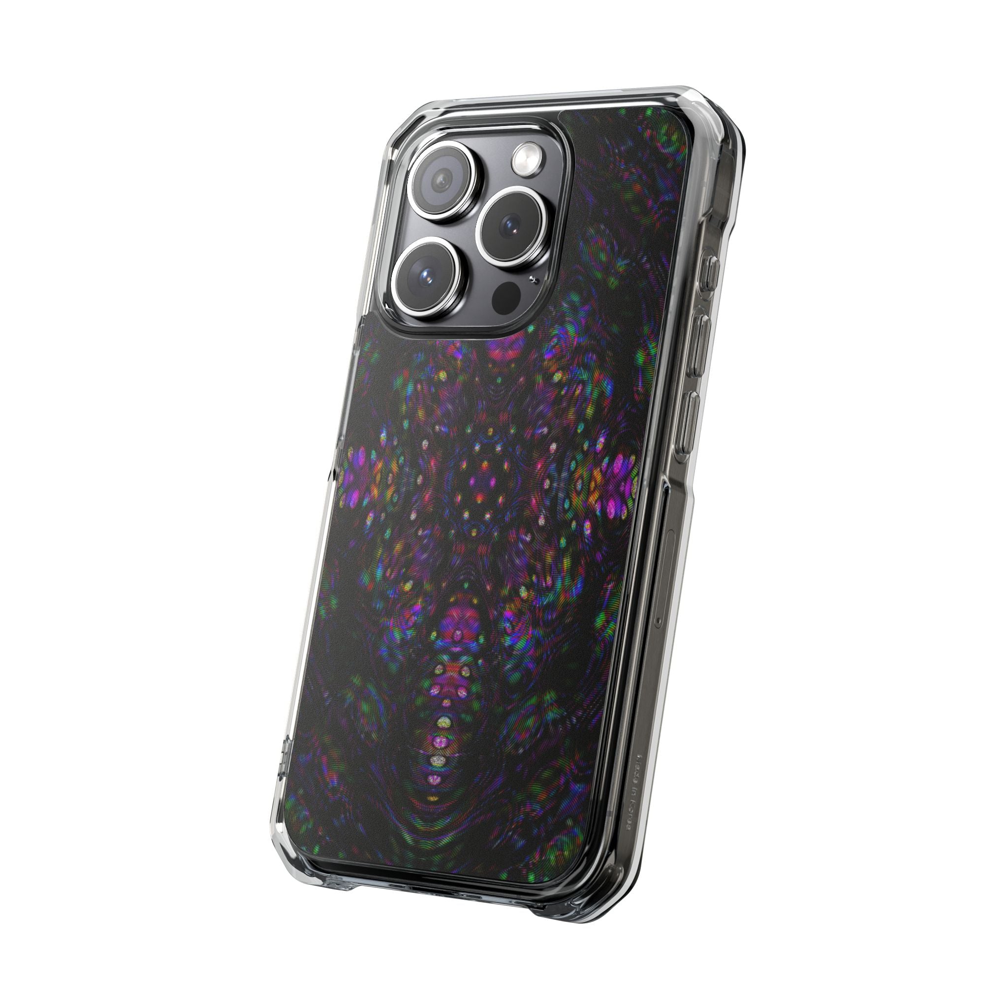 iPhone 15 Magnetic Clear Impact Case - DMT Scribe Tiles No.3