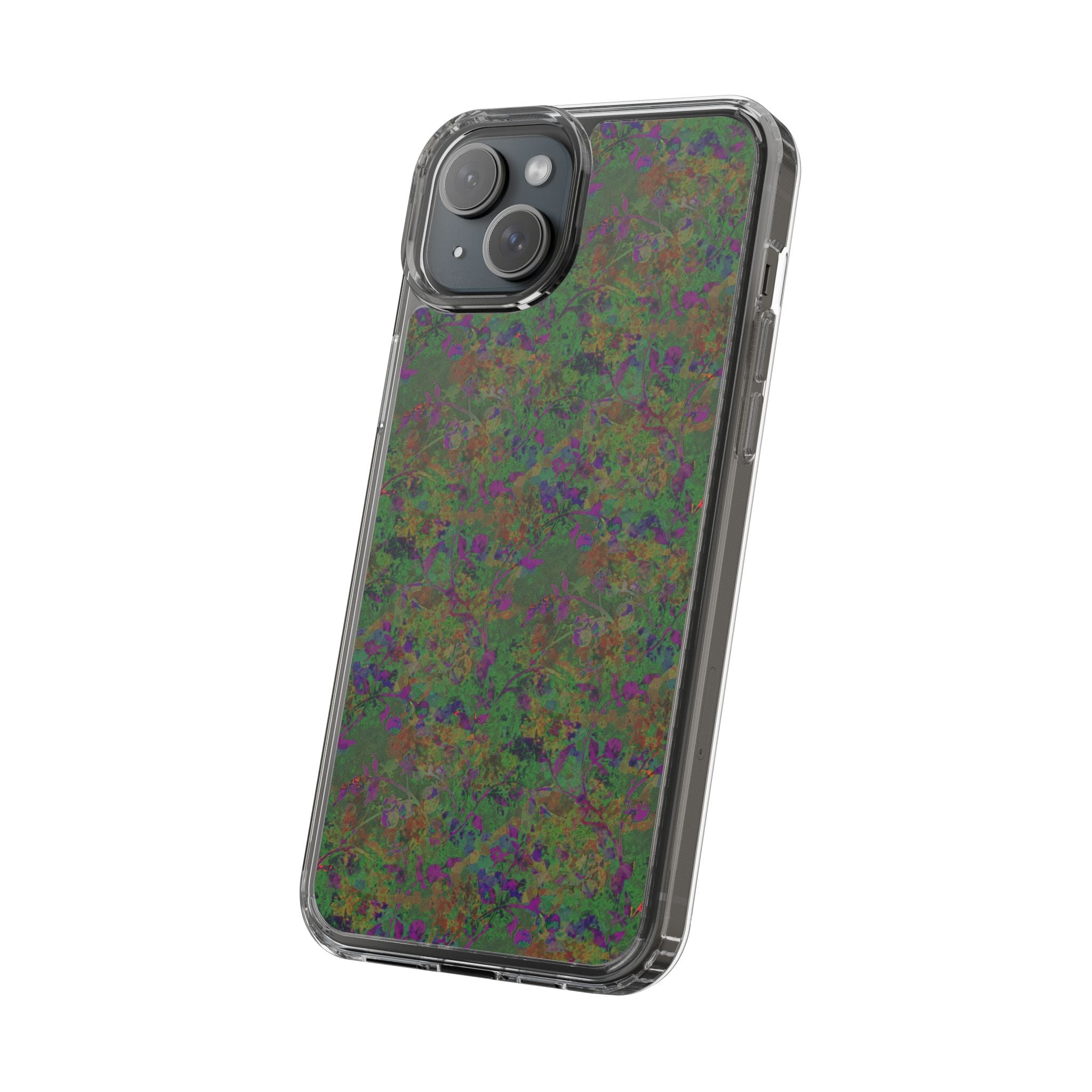 iPhone 15 Clear Case – Hidden Weave Series V3 No.24