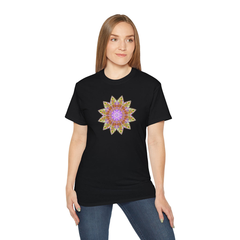 Unisex Ultra Cotton Tee - Love Light Mandalas No.14