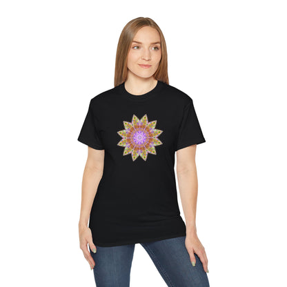 Unisex Ultra Cotton Tee - Love Light Mandalas No.14