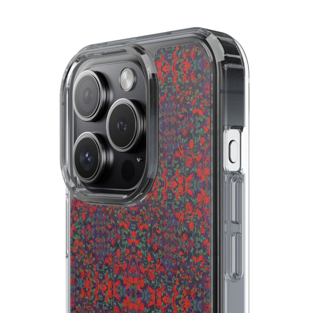 iPhone 15 Clear Case – Hidden Weave Series No.25