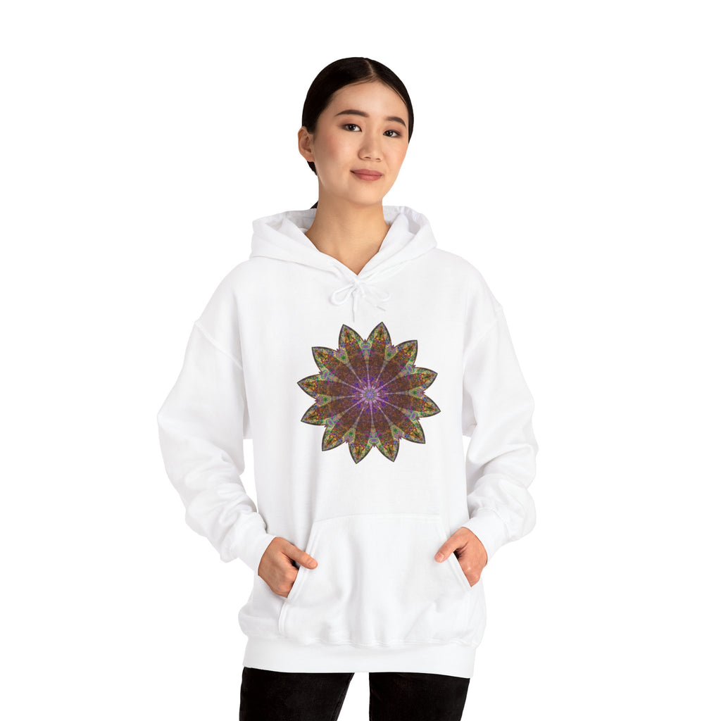 Unisex Heavy Blend™ Hooded Sweatshirt - Love Light Mandalas No.13