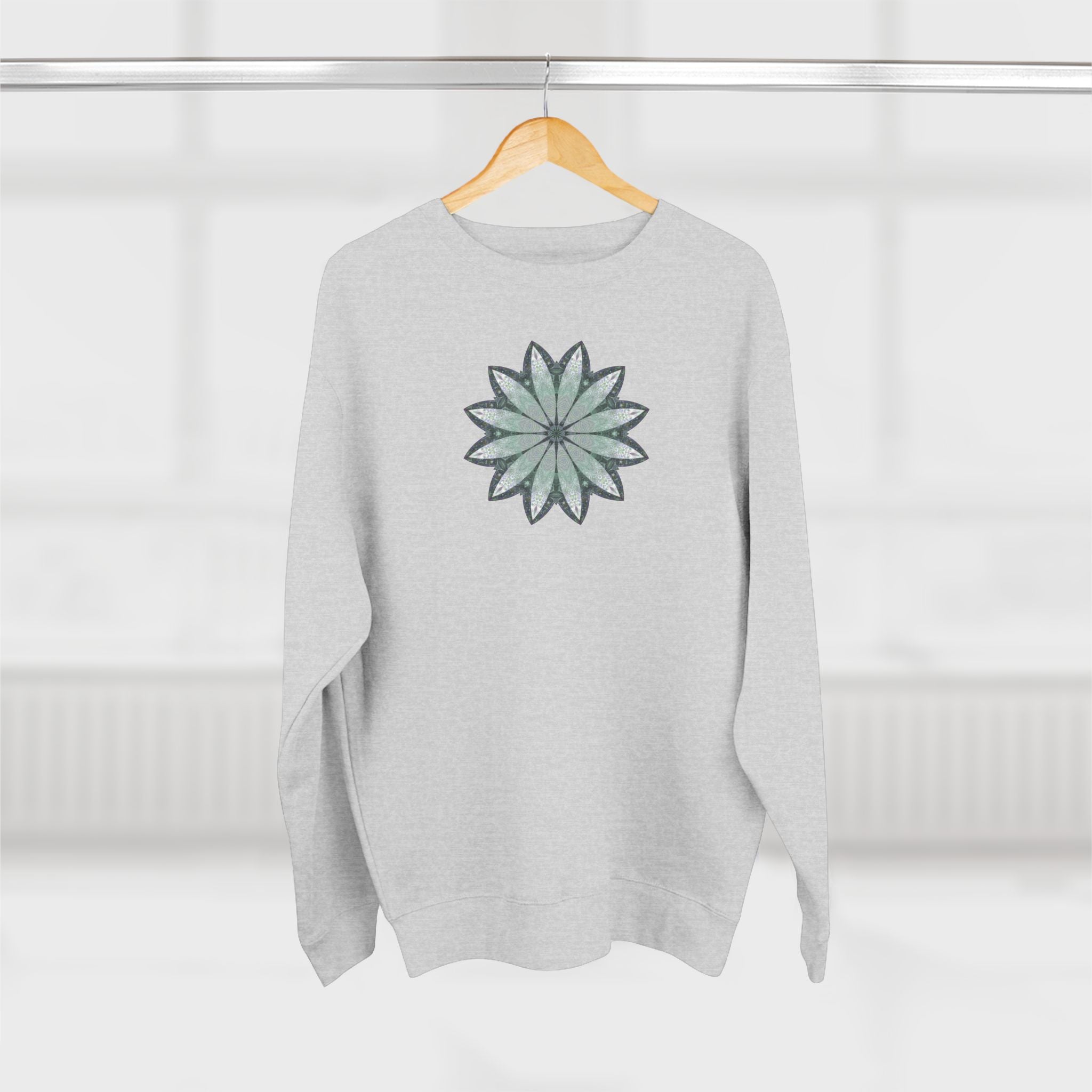 Unisex Crewneck Sweatshirt - Love Light Mandalas No.22