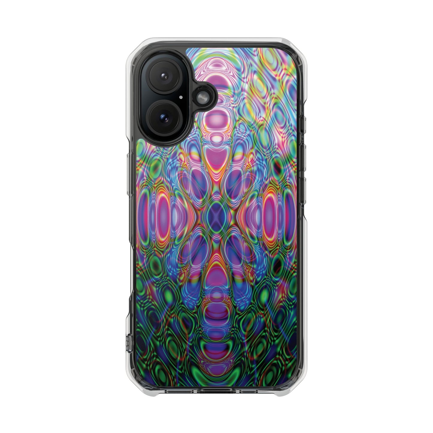 iPhone 16 Magnetic Clear Impact Case - DMT Seer No.2