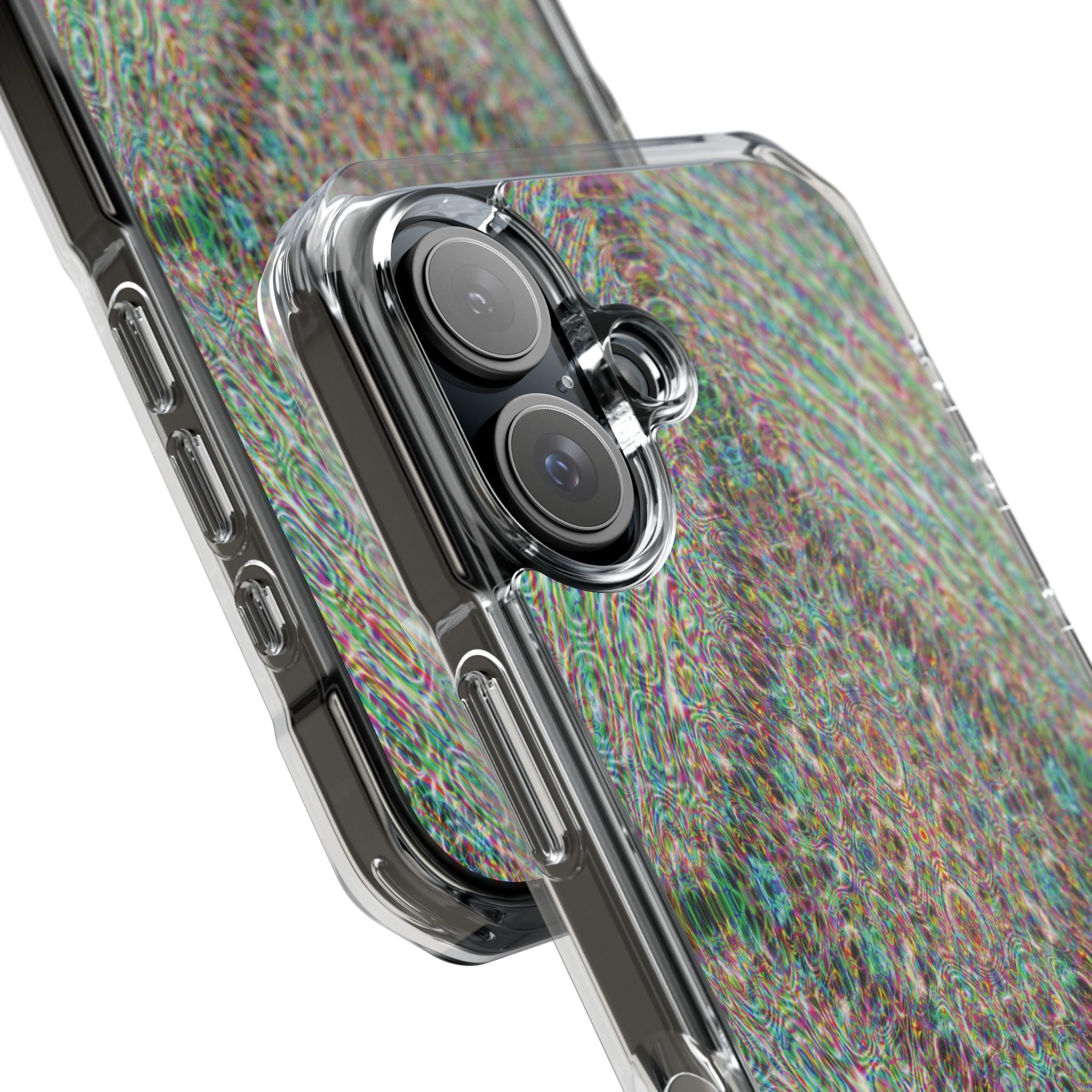 iPhone 16 Magnetic Clear Impact Case - DMT Seer No.14