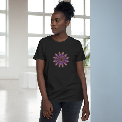 Women’s Maple Tee - Love Light Mandalas No.23