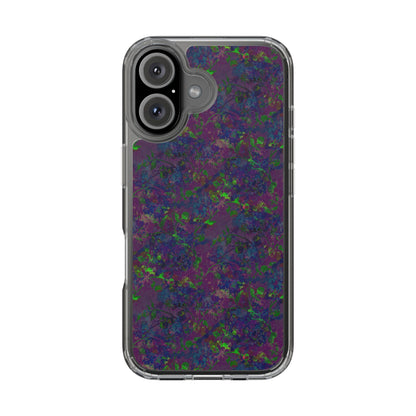 iPhone 16 Clear Case – Hidden Weave Series V3 No.23