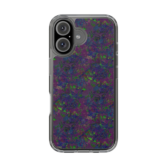 iPhone 16 Clear Case – Hidden Weave Series V3 No.23