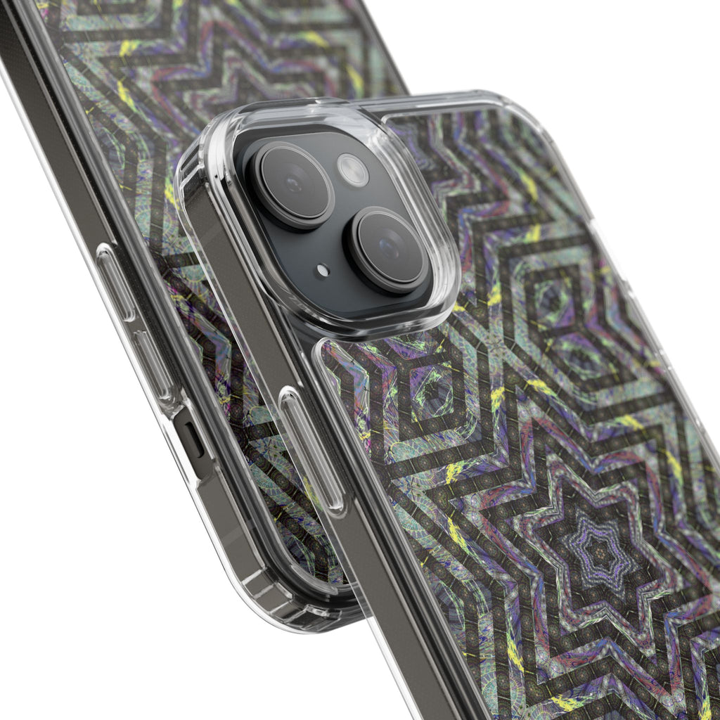 iPhone 15 Clear Case – P5 Kaleidoscopic No.1