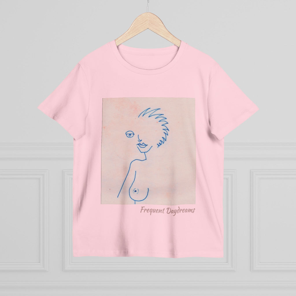 Women’s Maple Tee - Frequent Daydreams Sketch No.46