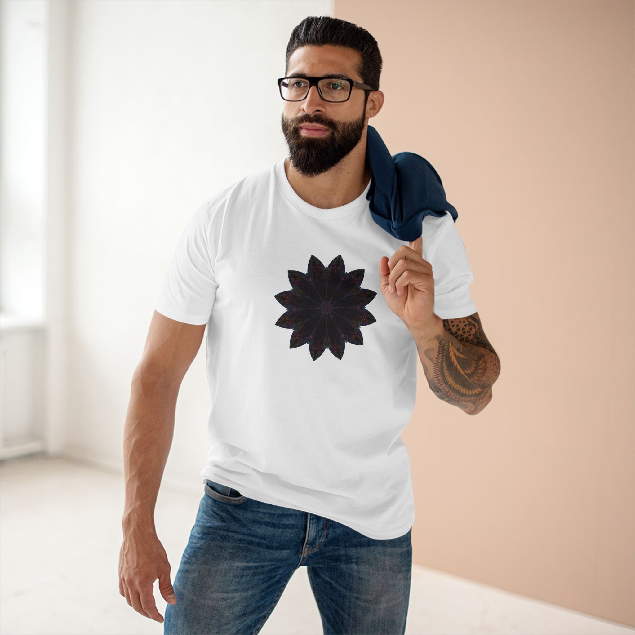 Men's Staple Tee - Love Light Mandalas No.25