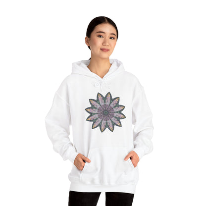 Unisex Heavy Blend™ Hooded Sweatshirt - Love Light Mandalas No.21