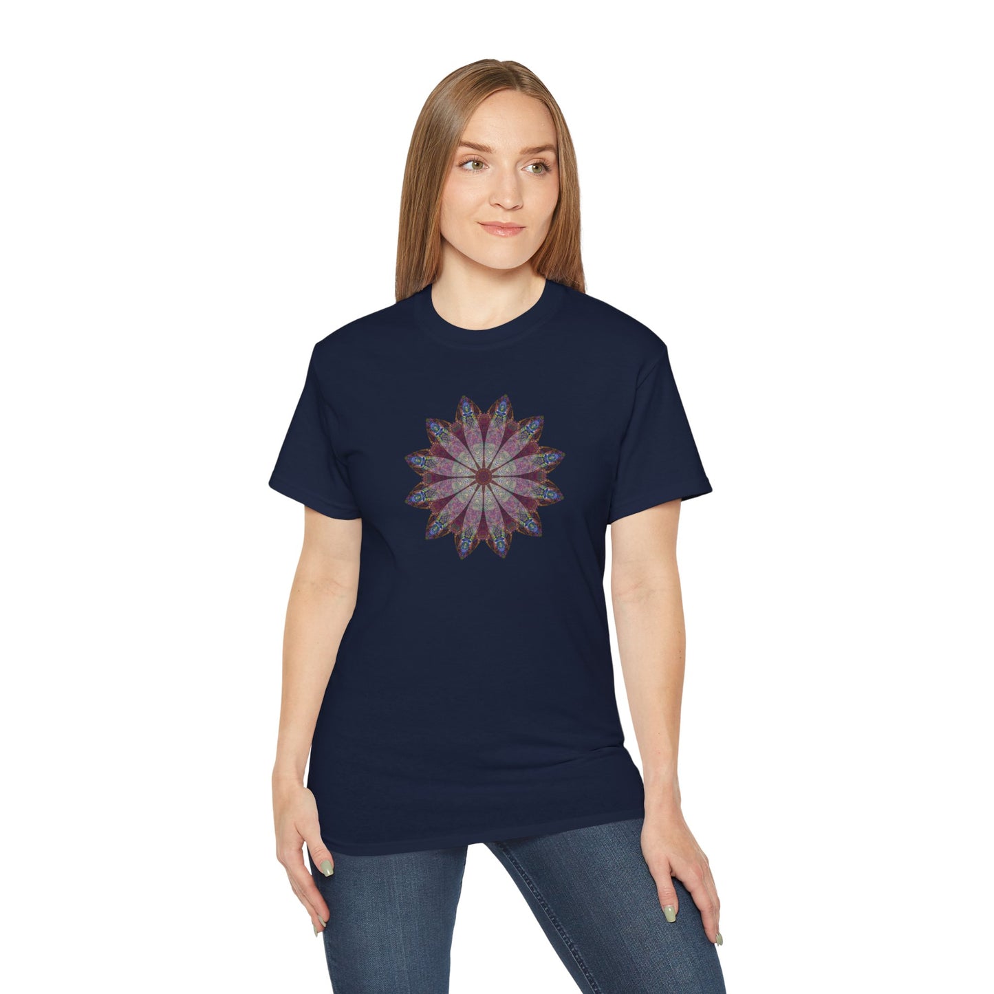 Unisex Ultra Cotton Tee - Love Light Mandalas No.9
