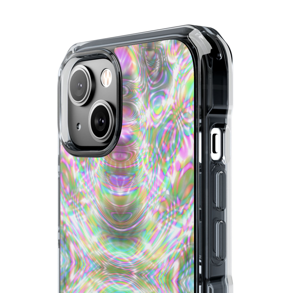 iPhone 14 Magnetic Clear Impact Case - DMT Scribe Tiles No.7