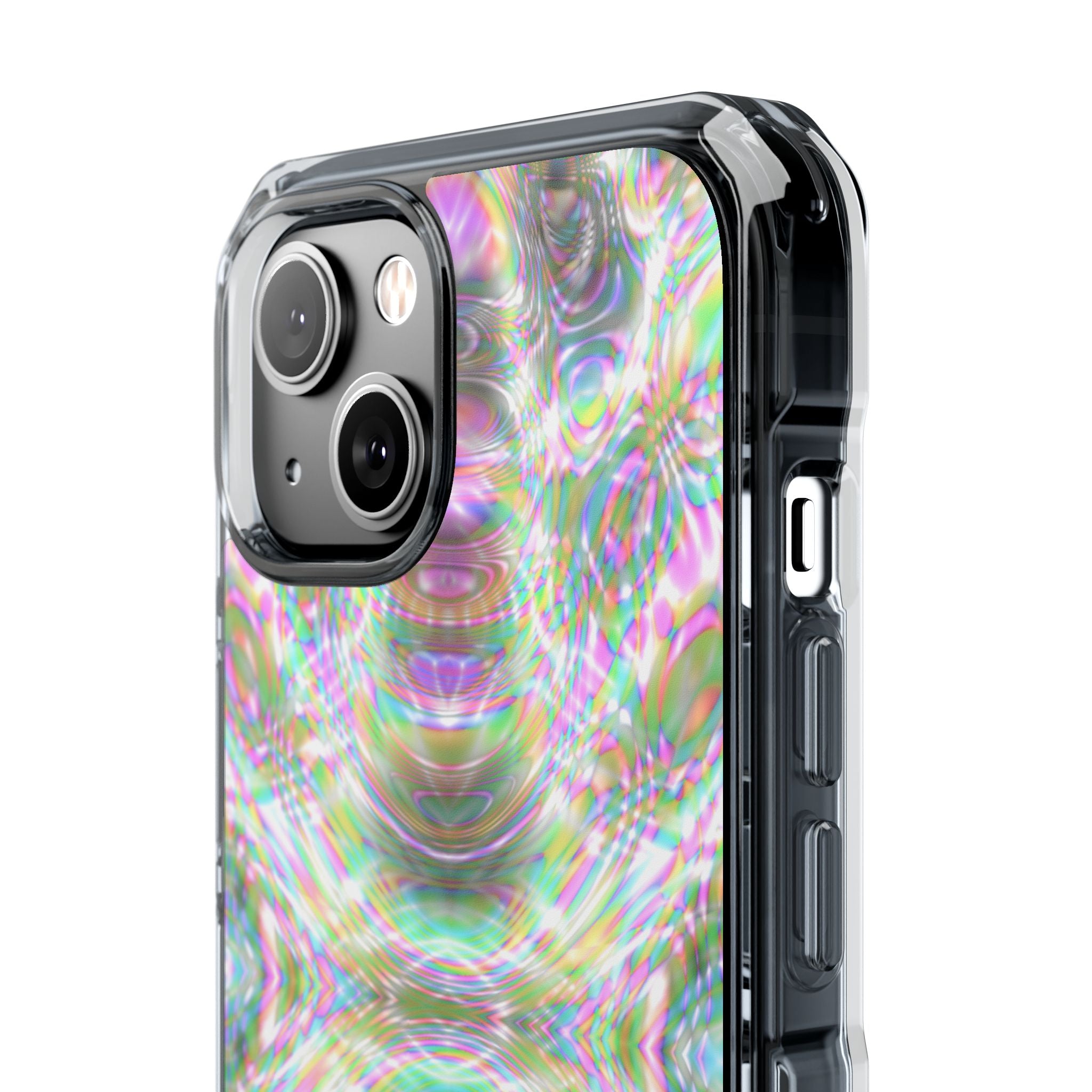 iPhone 14 Magnetic Clear Impact Case - DMT Scribe Tiles No.7