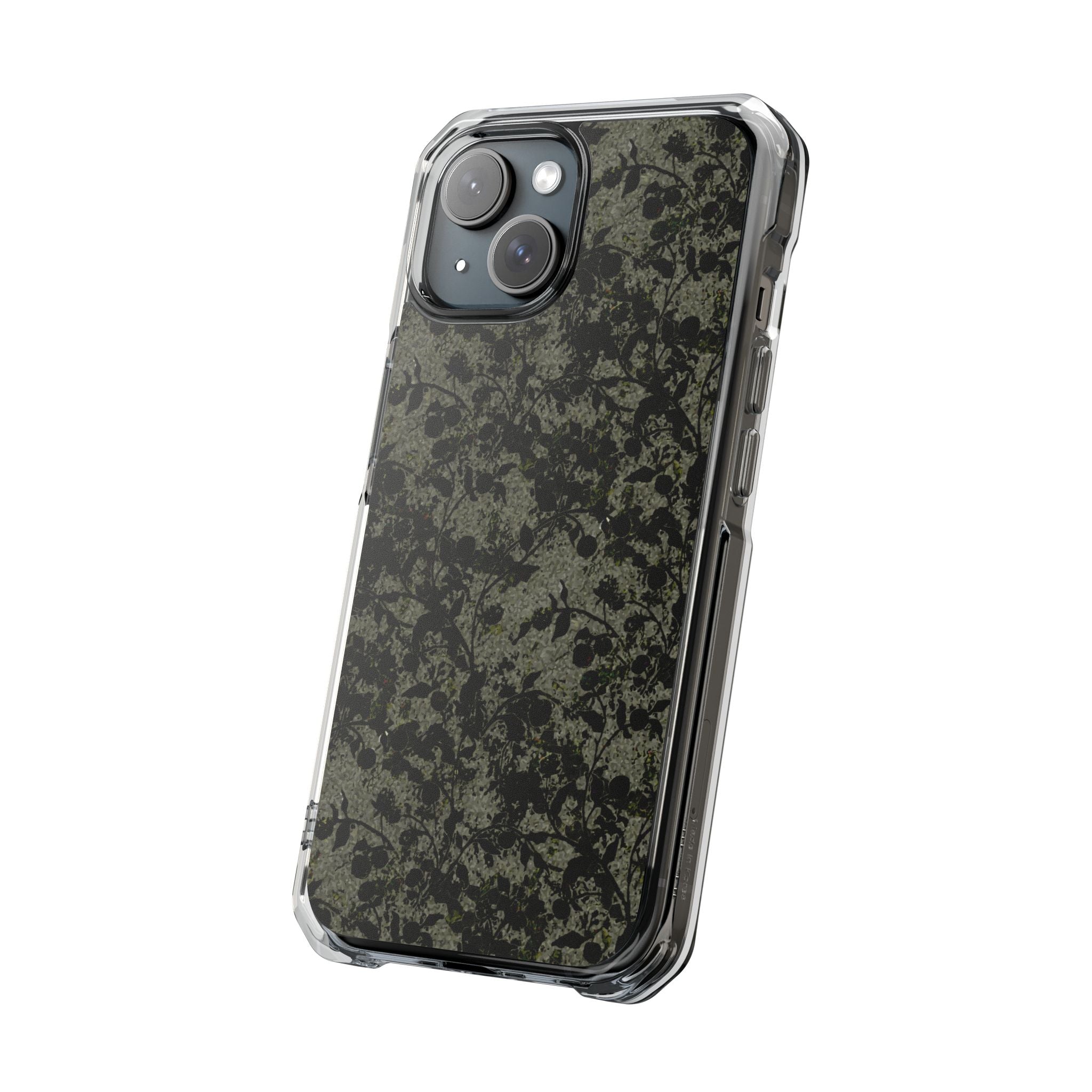 iPhone 15 Magnetic Clear Impact Case - Hidden Weave Series V3 No.25