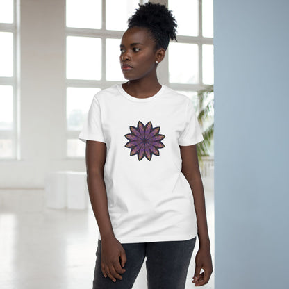 Women’s Maple Tee - Love Light Mandalas No.24