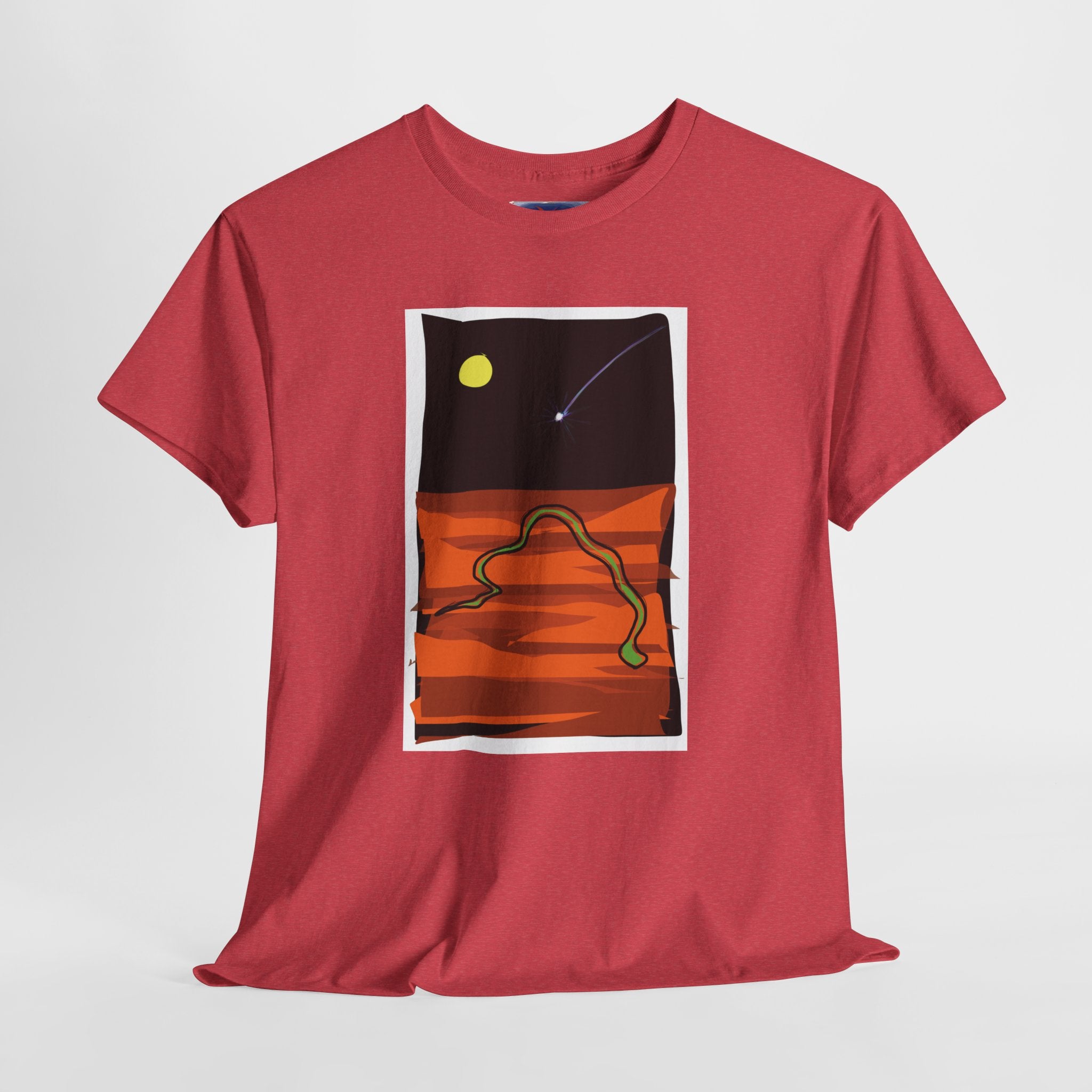 Unisex Heavy Cotton Tee - The Traveller Series (Shooting Star)