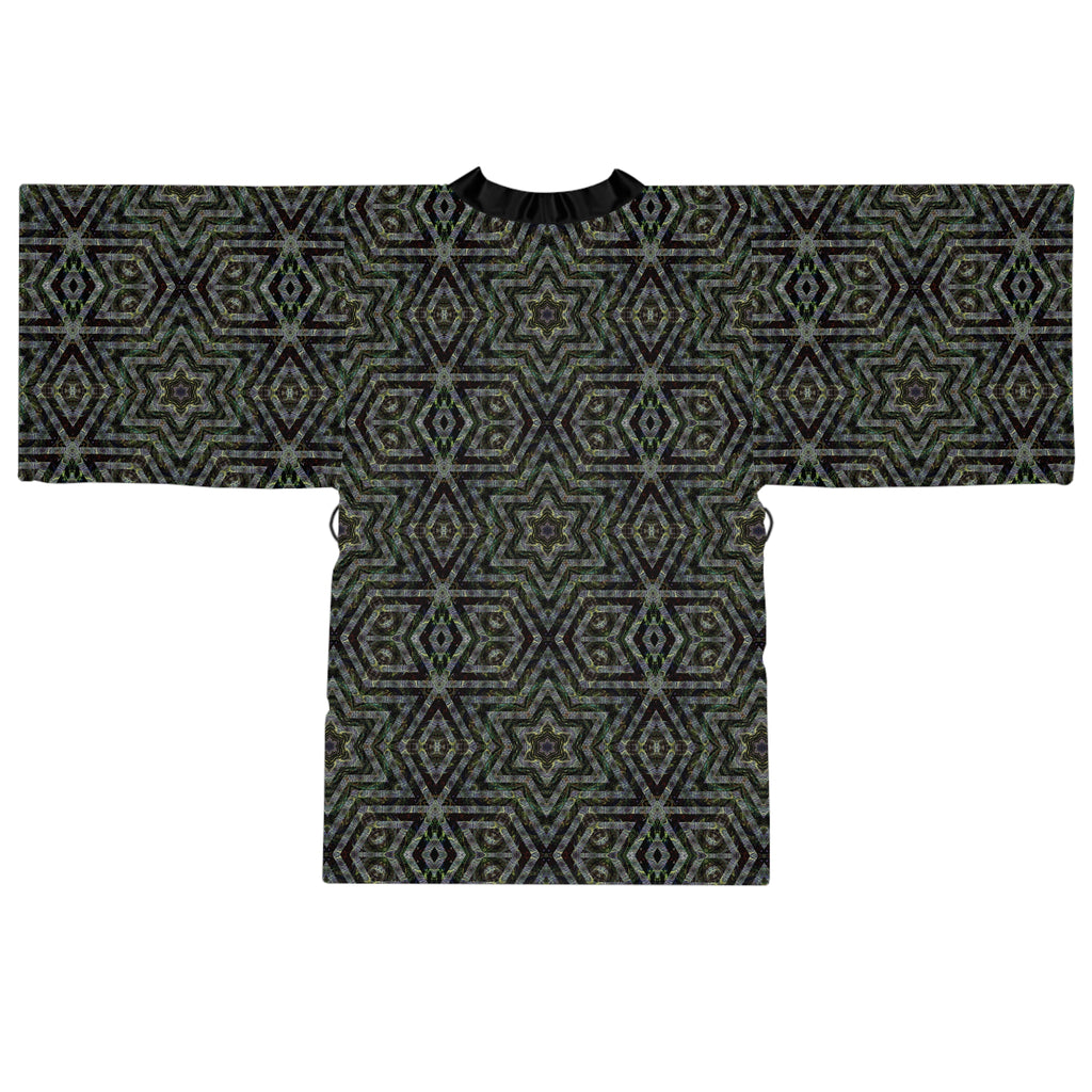 Long Sleeve Kimono Robe - P5 Kaleidoscopic No.10
