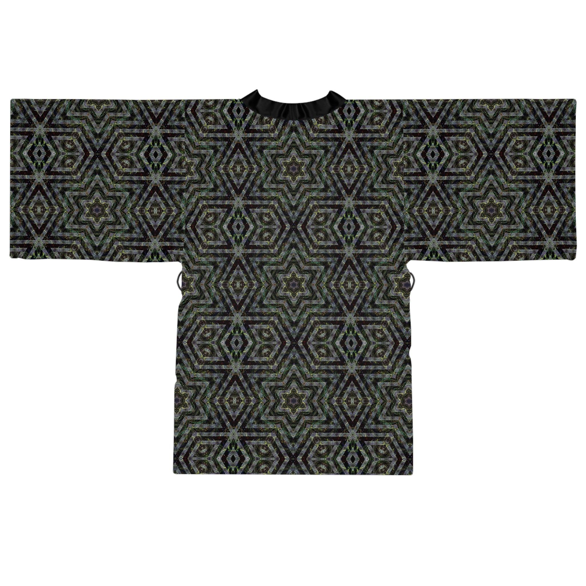 Long Sleeve Kimono Robe - P5 Kaleidoscopic No.10