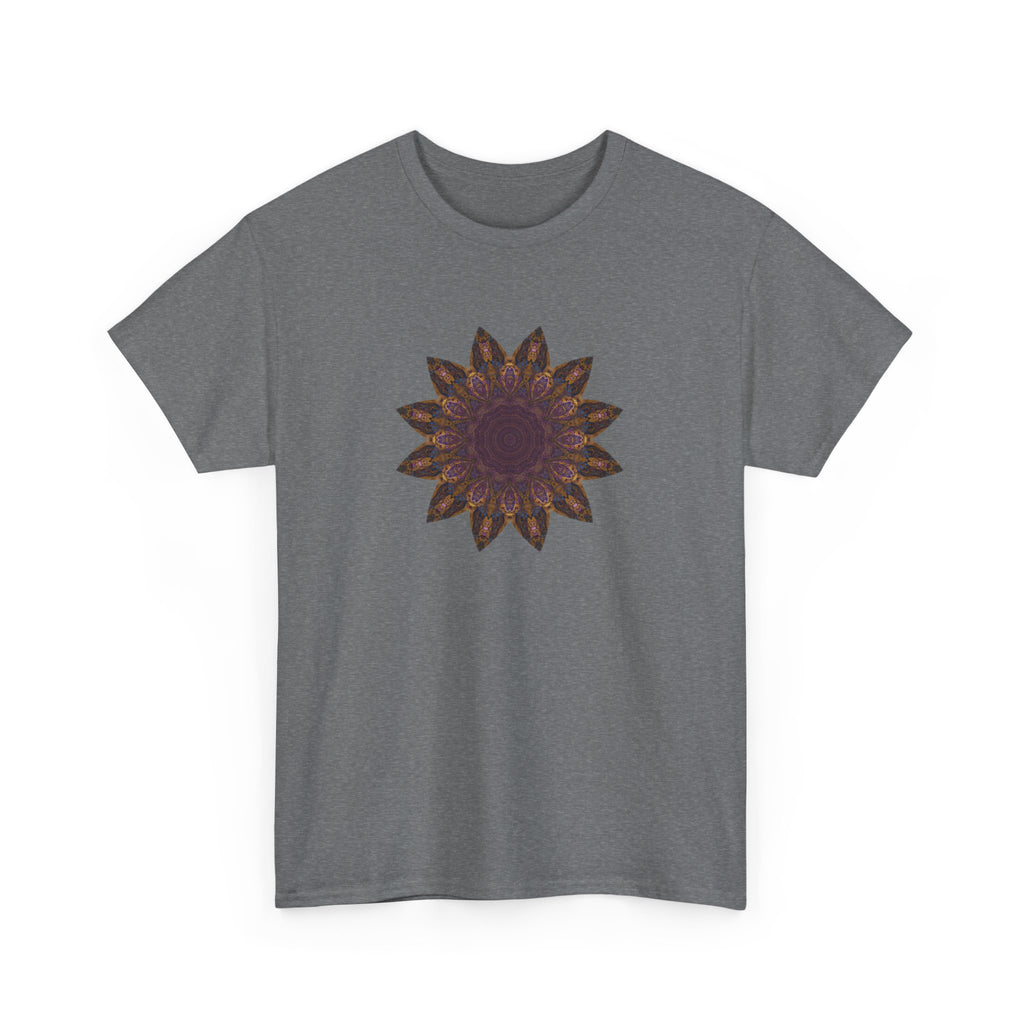 Unisex Heavy Cotton Tee - Love Light Mandalas No.1