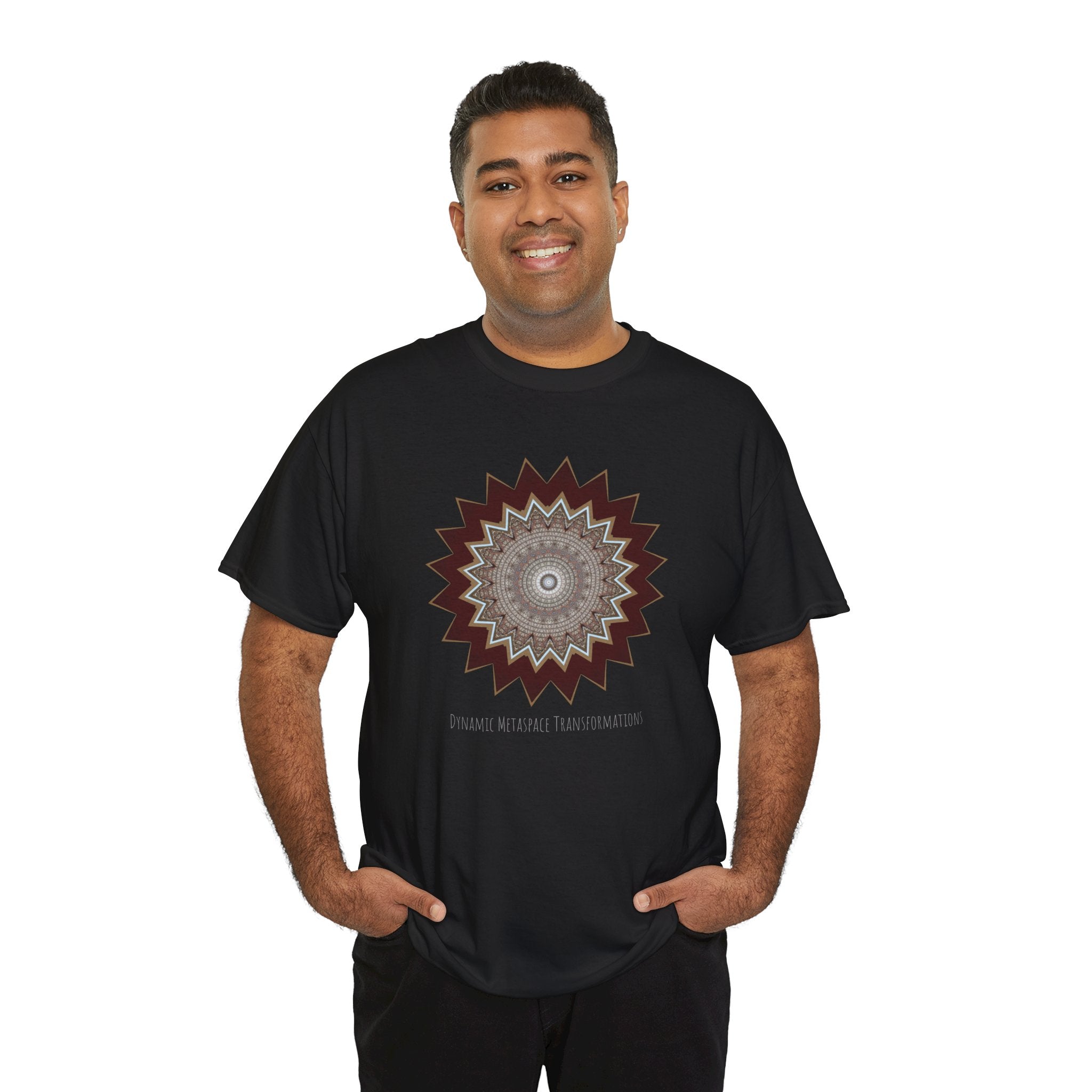 Unisex Heavy Cotton Tee - Mycelium Mandalas No.1