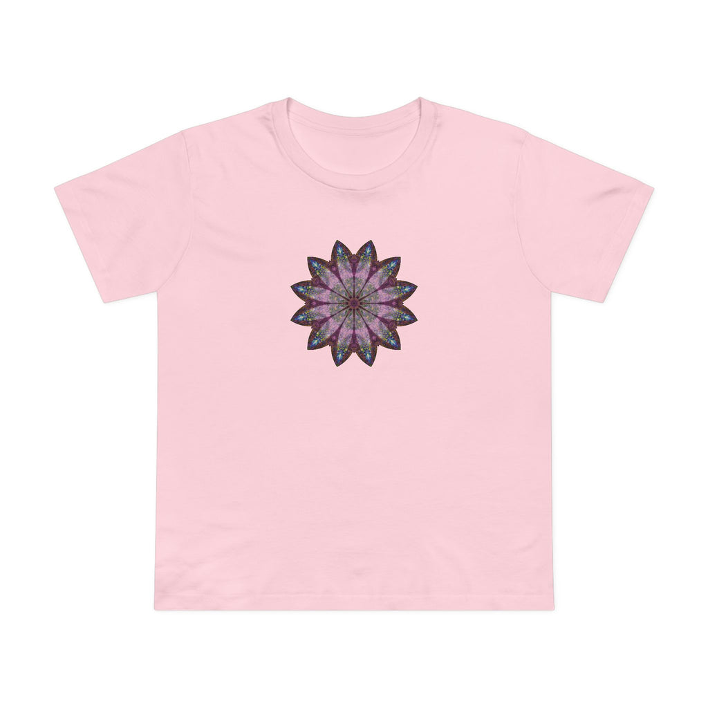 Women’s Maple Tee - Love Light Mandalas No.19