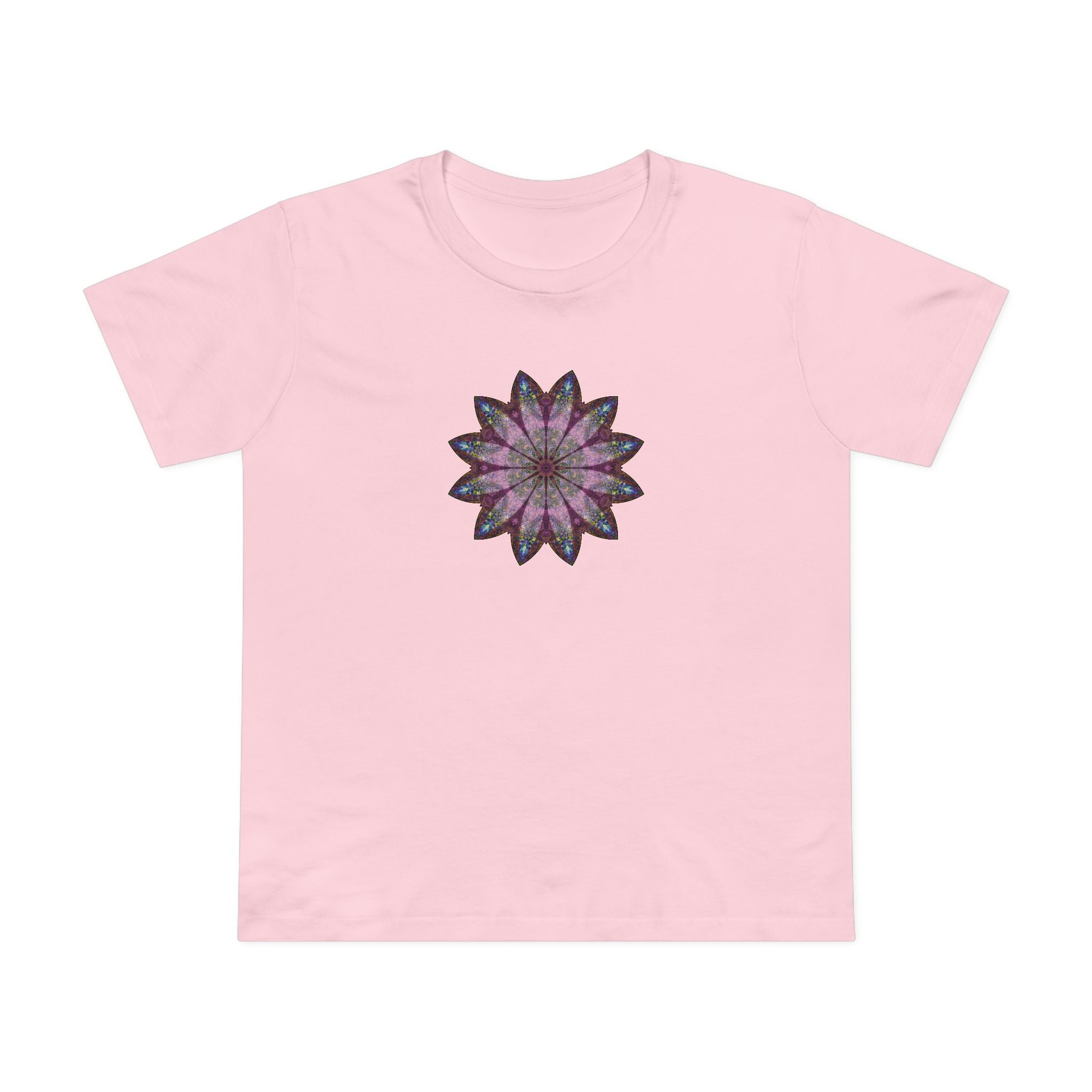 Women’s Maple Tee - Love Light Mandalas No.19